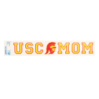 USC Trojans Cardinal Tommy Head Mom Inside Strip Decal